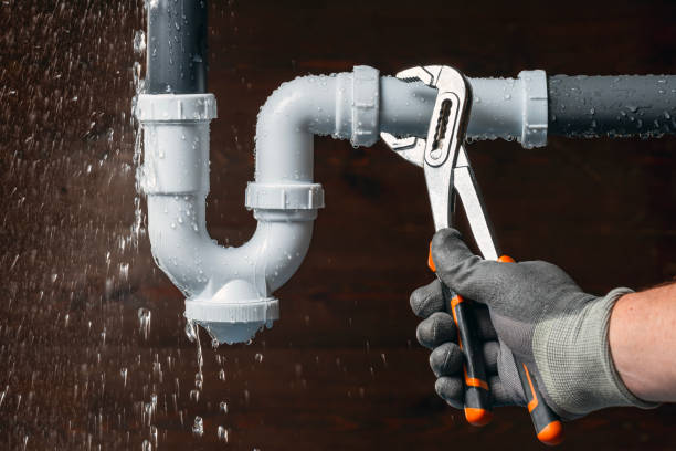 Professional Drain Cleaning technician working in Evansville, WI